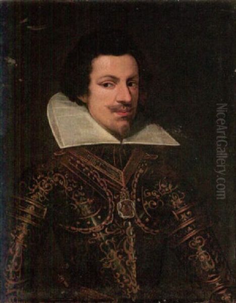 Portrait Of Vittorio Amadeo I, Duke Of Savoy, Wearing Armour And The Badge Of The Order Of The Annunziata - view 1