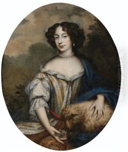 Portrait De Dame En Bergere