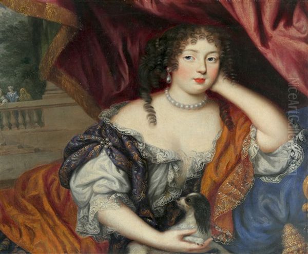 Portrait Of Louise Renee De Penancoet De Keroualle, Favorite Mistress Of King Charles Ii Of England, 17th Century - view 1