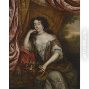 Portrait Of A Lady, Said To Be Louise De Keroualle, Duchess Of Portland by Henri Gascars