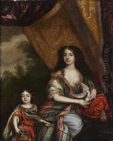 Portrait Du Prince De Richmond Et De La Duchesse De Portsmouth Et D'aubigny - view 1
