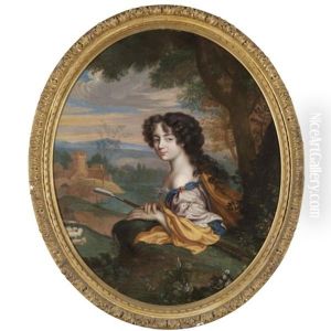 Portrait Of Jane Jenny Myddelton, Mrs May As A Shepherdess