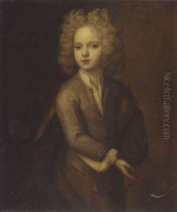 Portrait Of A Boy In A Brown Coat And Brown Robe Portrait Of A Boy In A Brown Coat And Brown Robe