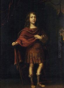 Portrait Of A Boy In A Classical Roman Dress