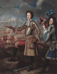 Portrait Of Maximilian Ii Emmanuel, Elector Of Bavaria, The Seige Of Belgrade by Henri Gascars