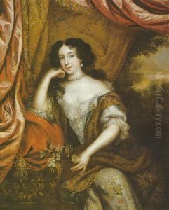 Portrait Of Louise De Keroualle, Duchess Of Portsmouth by Henri Gascars