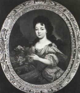 Portrait D'un Enfant De France Protant Une Corbeille De     Fruits