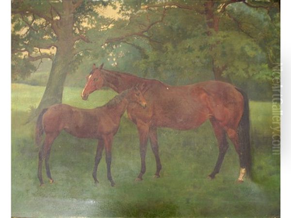 Ulster Queen And Foal By St. Simon - view 1