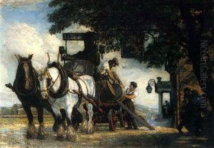 The Brewers Dray by George Gascoyne