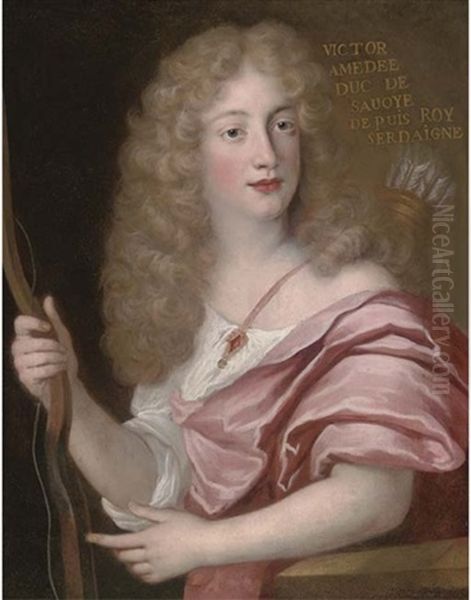 Portrait Of Victor Amedee, Duke Of Savoy, Dressed As Apollo - view 1