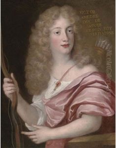 Portrait Of Victor Amedee, Duke Of Savoy, Dressed As Apollo
