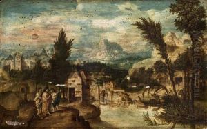Christus Auf Dem Weg Nach Emmaus