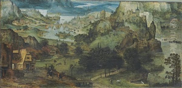 An Extensive Landscape With The Flight Into Egypt - view 1