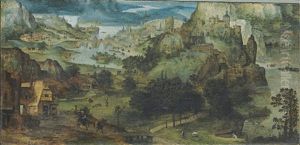 An Extensive Landscape With The Flight Into Egypt