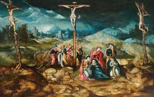 Le Golgotha by Lucas Gassel