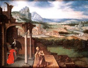 L'oraison De Saint Jerome Dans Un Paysage Panoramique