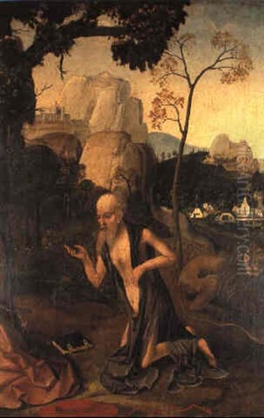 Der Hl. Hieronymus Mit Dem Lowen - view 1