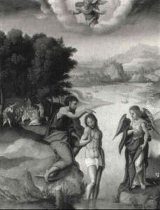 Le Bapteme Du Christ by Lucas Gassel
