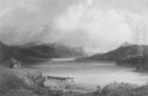 Lac Katrine by Jean-Baptiste-Georges Gassies