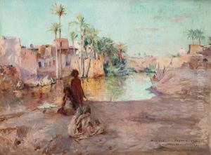 Jeune Garcon Medineh-el- Fayoum, Egypte by Georges Gaste