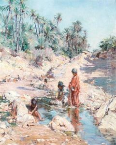 Laveuses Bedouines by Georges Gaste