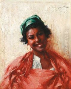 Jeune Fille De Bou-saada by Georges Gaste