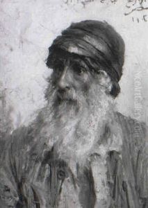 The Old Merchant, Cairo by Georges Gaste