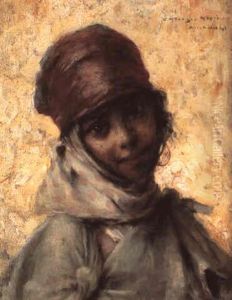 Portrait De Jeune Fille De Bou-saada