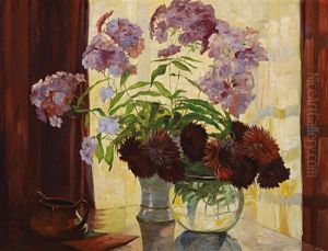 Blumenstillleben by Anna Gasteiger