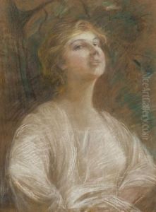 Girl In Ecstasy by Teodor Axentowicz