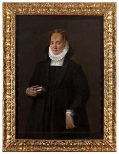 Portrait Of A Noblewoman by Gervasio Gatti