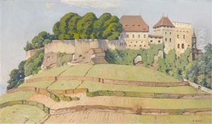 Schloss Lenzburg by Hermann Gattiker