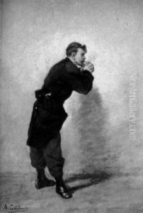 Soldier Lighting A Pipe