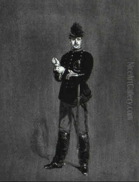 French Officers - view 1