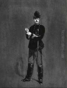 French Officers by Alfred-Emile Gaubault
