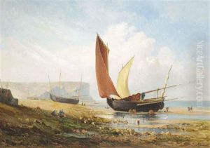 Fisherfolk On The Normandy Coast