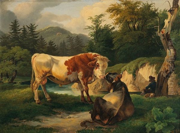 A Mountain Pasture Near Miesenbach - view 1