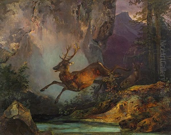 Jumping Stag - view 1