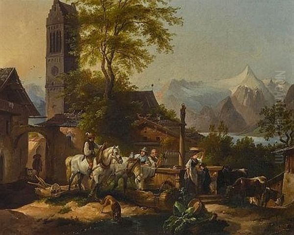 Brunnen Von Zell Am See - view 1