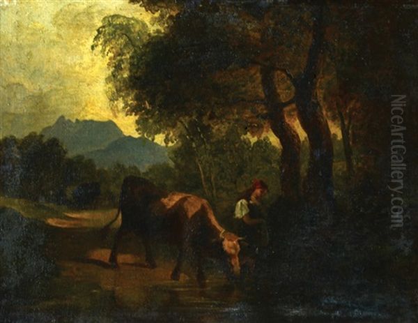 Cow And Peasant - view 1