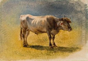 Stier by Friedrich Gauermann