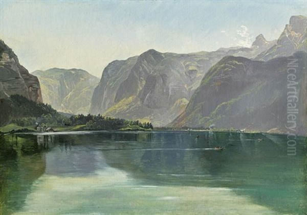 Hallstatter See Mit Kettenstein - view 1