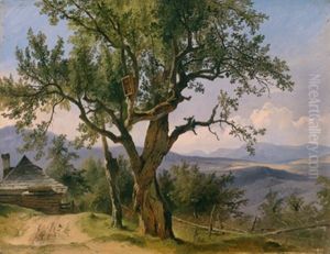 Alter Baum Mit Andachtsbild