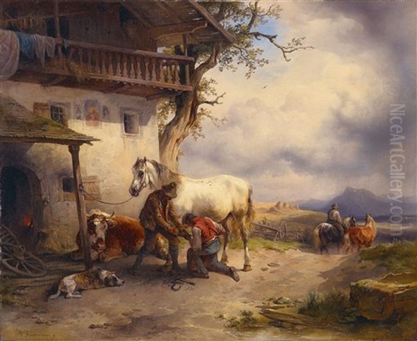 Vor Der Dorfschmiede - view 1