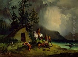 Nach Der Jagd by Friedrich Gauermann