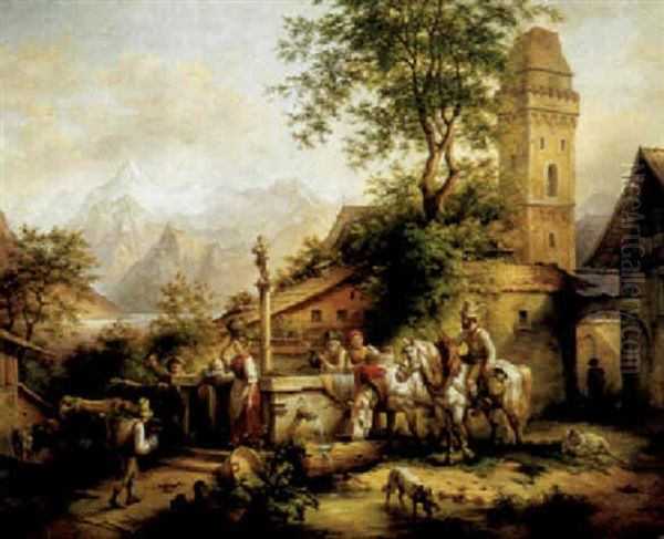 Brunnen Von Zell Am See - view 1