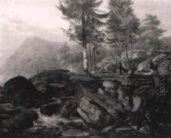 Le Pont Sur La Cascade - view 1