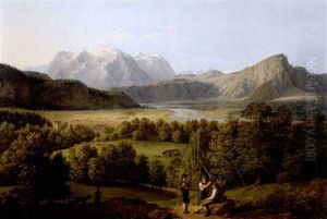 Vorarlberger Landschaft Mit Blick Ins Illtal
