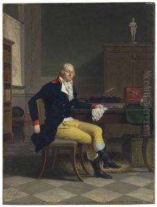 Portrait Of Ferdinando Nerli (1770-1829) Seated In An Interior, Full-length Portrait Of Ferdinando Nerli (1770-1829) Seated In An Interior, Full-length