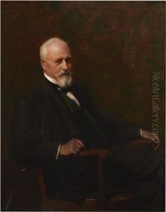 A Portrait Of A Seated Gentleman by Ignaz Marcel Gaugengigl